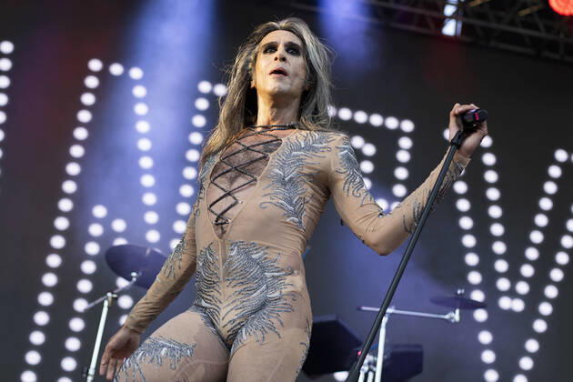 Bilder des Jahres 2021, Entertainment 07 Juli Entertainment Themen der Woche KW28 Entertainment Bilder des Tages July 16, 2021, Madrid, Spain: Singer Mario Vaquerizo performs prior to the Nancys Rubias concert at the Noches del Botanico festival in Madrid. Madrid Spain - ZUMAs197 20210716_zaa_s197_170 Copyright: xAtilanoxGarciax