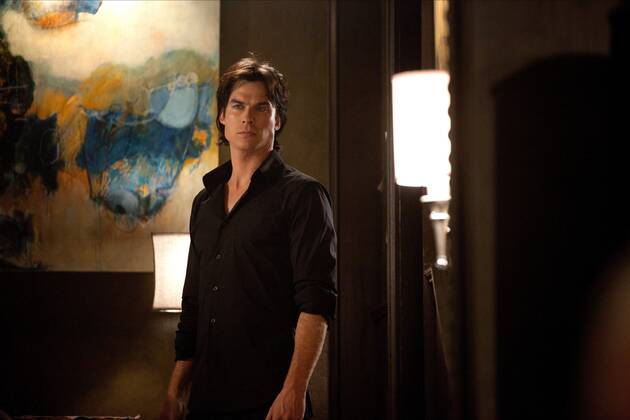 Ian Somerhalder Characters: Damon Salvatore Television: The Vampire Diaries : Season 3 (TV-Serie) USA 2009-2017, 3. Staffel, Season 3 Episode 3.03: Die Dunklen Jahre (The End Of The Affair, Regie: Chris Grismer, 2011) 15 September 2011 Copyright: MaryxEvansxAFxArchivexWarnerxBros.xTv 13048904 EDITORIAL USE ONLY