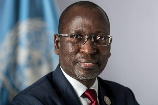 (210723) -- UNITED NATIONS, July 23, 2021 -- Photo released by the United Nations on July 23, 2021 shows a portrait of Collen Vixen Kelapile, the new president of the UN Economic and Social Council. Botswana s UN ambassador, Collen Vixen Kelapile, who became the new president of the UN Economic and Social Council (ECOSOC) on Friday, saw a more important role of the council in the challenging times. ( Handout via Xinhua) UN-ECOSOC-NEW PRESIDENT MarkxGarten UNxPhoto 