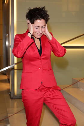 Dunja Hayali bei der Verleihung des 11. Deutschen Hörfilmpreis im Atrium der Deutsche Bank AG in Berlin 090413 Berlin Deutschland Copyright: xJamesxColdreyx