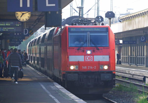 Bahnreise mit der DB von Hannover HBF aus. Bahnreise