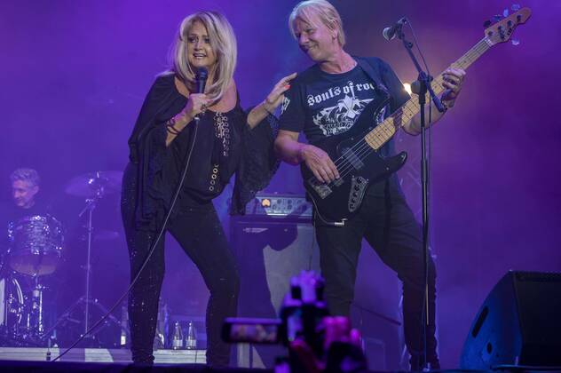 Concert of the British singer Bonnie Tyler in Madrid, at Las Noches del Hipodromo, Madrid July 30, 2021 Cordon Press  ANTONIOxQUILEZ