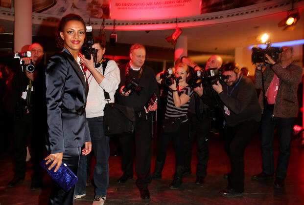 Dennenesch Zoude bei der Verleihung des Deutschen Schauspielerpreis im Renaissance Theater im Rahmen der 63. Berlinale in Berlin 110213