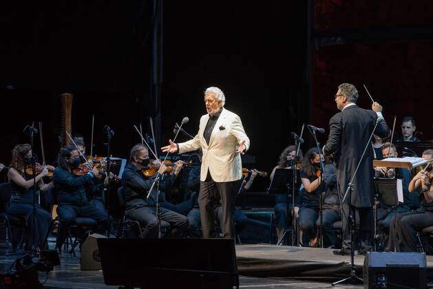 Bilder des Jahres 2021, Entertainment 08 August Entertainment Themen der Woche KW33 Entertainment Bilder des Tages Spanish tenor Placido Domingo performs on stage during his concert at the Starlite festival in Marbella, Malaga, southern Spain, 18 August 2021. Placido Domingo performs at Starlite !ACHTUNG: NUR REDAKTIONELLE NUTZUNG!  Copyright: xAntonioxPazx GRAF4718 20210818-8e596f89a15e34aaa49ede1214288777c8ffee36