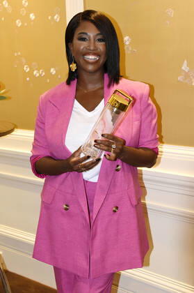 Motsi Mabuse beim fitvia Presse Lunch im Mandarin Oriental Hotel. München, 24.08.2021