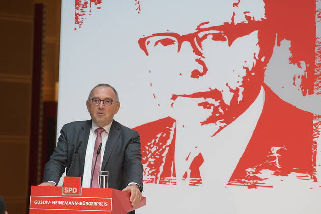 Gustav Heinemann Bürgerpreis 2021 Norbert Walter-Borjans, SPD Verleihung des Gustav-Heinemann Bürgerpreises im Atrium des Willy-Brandt-Haus in Berlin am 26.08.2021