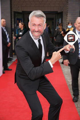 Adolf Grimme Preis 27.08.2021 Kabarettist Malte Sebastian Pufpaff, Moderator, im Theater Marl, Am Theater 1, bei der Verleihung des Adolf Grimme Preis - 27.08.2021 -
