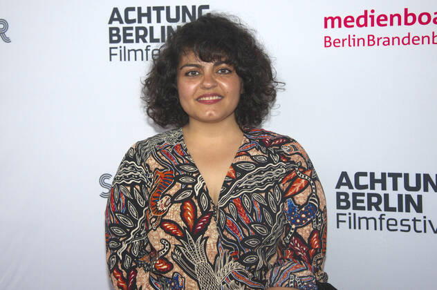 Sara Fazilat bei der Eröffnung des 17. achtung berlin Filmfestivals mit der Premiere des Kinofilms Nico im Kino International. Berlin, 07.09.2021