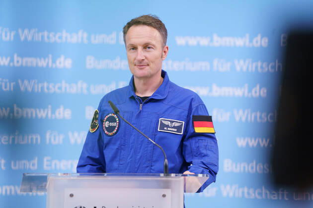 Bundesministerium für Wirtschaft und Energie BMWI Pressestatement zur ESA-Astronautenmission Cosmic Kiss - Dr. Matthias Maurer, ESA-Astronaut;Bundesministerium für Wirtschaft und Energie BMWI Pressestatement zur ESA-Astronautenmission Cosmic Kiss - Dr. Matthias Maurer, ESA-Astronaut, Berlin Berlin Deutschland BMWI