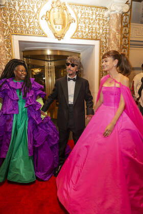 Met Gala 2021 departures from The Pierre hotel Whoopi Goldberg, Pierpaolo Piccioli, Carey Mulligan depart The Pierre Hotel for Met Gala Celebrating In America: A Lexicon Of Fashion. New York New York United States Copyright: LevxRadin