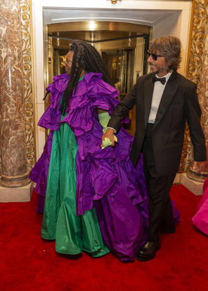 Met Gala 2021 departures from The Pierre hotel Whoopi Goldberg, Pierpaolo Piccioli depart The Pierre Hotel for Met Gala Celebrating In America: A Lexicon Of Fashion. New York New York United States Copyright: LevxRadin