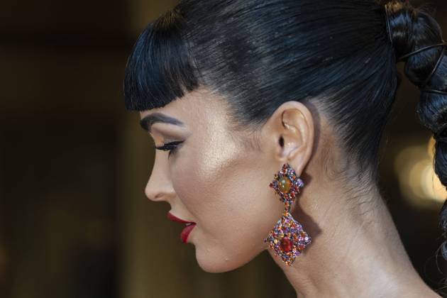 Met Gala 2021 departures from The Pierre hotel Megan Fox wearing dress by Peter Dundas departs The Pierre Hotel for Met Gala Celebrating In America: A Lexicon Of Fashion. New York New York United States Copyright: LevxRadin