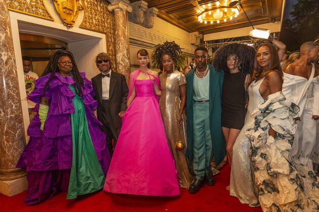 Met Gala 2021 departures from The Pierre hotel Whoopi Goldberg, Pierpaolo Piccioli, Carey Mulligan, Tomi Adeyemi, Giveon, Dixie D Amelio, Janet Mock depart The Pierre Hotel for Met Gala Celebrating In America: A Lexicon Of Fashion. New York New York United States Copyright: LevxRadin