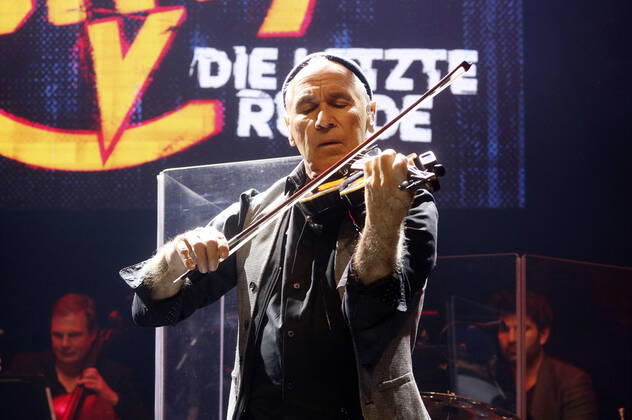 Georgi Gogow von City beim Pressetermin anlässlich ihrer Abschiedstour 50 Jahre City - Die letzte Runde im Kesselhaus der Kulturbrauerei. Berlin, 14.09.2021