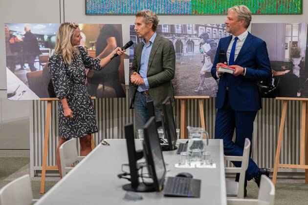 THE HAGUE - The presentation of the Prinsjesboek prize, the Prinsjesfotoprijs and the princes podcast by Democracy in Word and Image. ANP WESLEY DE WIT Copyright: xHollandsexHoogtex xxANPx x437633822x