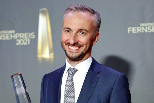 Jan Böhmermann bei der Verleihung des Deutschen Fernsehpreises 2021 im Tanzbrunnen. Köln, 16.09.2021