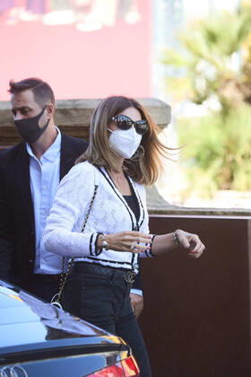 September 17, 2021, Madrid, Madrid, Spain: Penelope Cruz arrives at Maria Cristina Hotel during 69th San Sebastian International Film Festival on September 17, 2021 in Donostia San Sebastian, Spain Madrid Spain - ZUMAg15_ 20210917_zaf_g15_024 Copyright: xJackxAbuinx