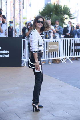 September 17, 2021, Madrid, Madrid, Spain: Penelope Cruz arrives at Maria Cristina Hotel during 69th San Sebastian International Film Festival on September 17, 2021 in Donostia San Sebastian, Spain Madrid Spain - ZUMAg15_ 20210917_zaf_g15_047 Copyright: xJackxAbuinx