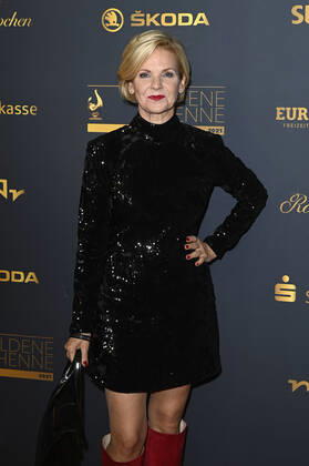Andrea Kathrin Loewig bei der 27. Verleihung der Goldenen Henne 2021 in der Kongresshalle am Zoo. Leipzig, 17.09.2021
