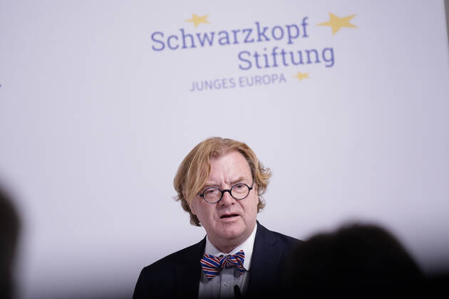 Verleihung des Margot-Friedlaender-Preis 2021 Aktuell,20.09.2021,Berlin, Andre Schmitz-Schwarzkopf bei seiner Rede bei der Verleihung des Margot-Friedlaender-Preis 2021 Berlin Berlin Deutschland
