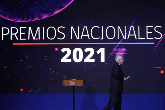 Santiago, September 22, 2021 The President of the Republic, Sebastian Pinera, heads the official ceremony of the 2021 National Awards Dragomir Yankovic Aton Chile, Santiago Chile Aton Chile Aton 545401  Copyright: DRAGOMIRxYANKOVIC ATONxCHILE