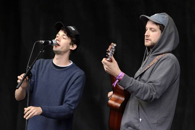 Bilder des Jahres 2021, Entertainment 09 September AnnenMayKantereit live beim Abschlusskonzert zum globalen Klimastreik von Fridays for Future für Klimagerechtigkeit und den Kampf gegen die Klimakrise. Hamburg 24.09.2021