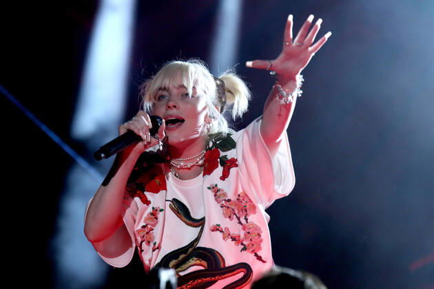 Bilder des Jahres 2021, Entertainment 09 September Entertainment Bilder des Tages September 25, 2021, New York City, New York, USA: BILLIE EILISH performs at the Global Citizen Festival 2021,.Central Park, NYC.September 25, 2021. New York City USA - ZUMAms4_ 20210925_zaf_ms4_027 Copyright: xSoniaxMoskowitzxGordonx