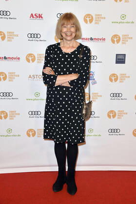 Ursela Monn bei der 63. Verleihung vom Ernst-Lubitsch-Preis 2021 in der Astor Film Lounge. Berlin, 28.09.2021
