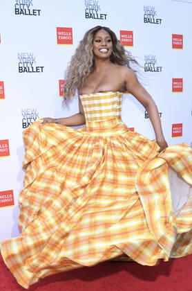 NEW YORK, NY - SEPTEMBER 30: Laverne Cox at the New York City BalletÕs 2021 Fall Fashion Gala at Lincoln Center in New York City on September 30, 2021. Copyright: xJohnxPalmerx