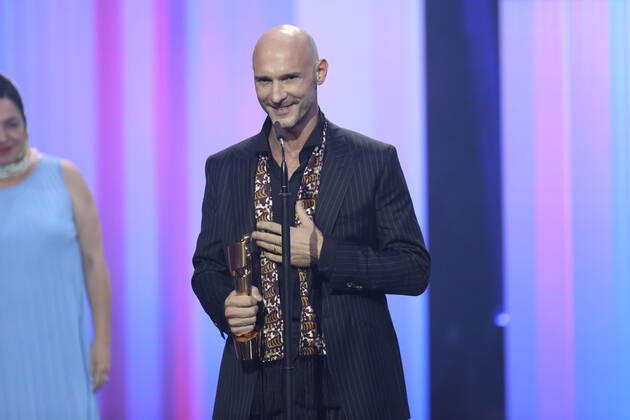 Deutscher Filmpreis 2021 BESTES SZENENBILD Julian R. Wagner · TIDES bei der Show während der Verleihung Deutscher Filmpreis 2021 in der Messe Berlin Copyright: xEventpressxRadkex