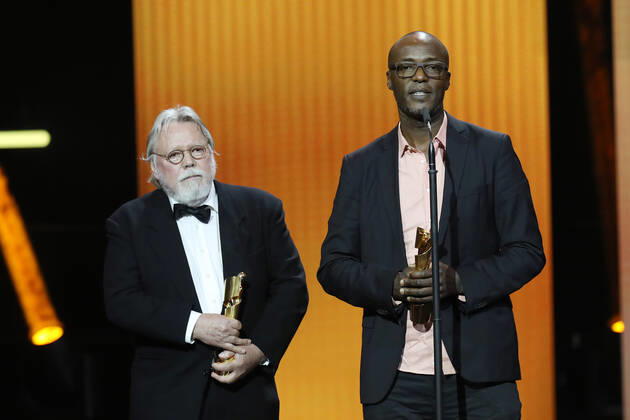 Deutscher Filmpreis 2021 BESTE TONGESTALTUNG Pascal Capitolin, Richard Borowski · A SYMPHONY OF NOISE bei der Show während der Verleihung Deutscher Filmpreis 2021 in der Messe Berlin Copyright: xEventpressxRadkex