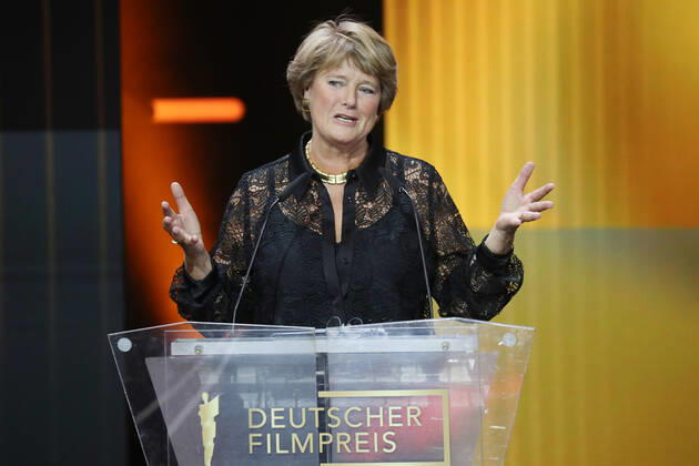 Deutscher Filmpreis 2021 Monika Grütters bei der Show während der Verleihung Deutscher Filmpreis 2021 in der Messe Berlin Copyright: xEventpressxRadkex