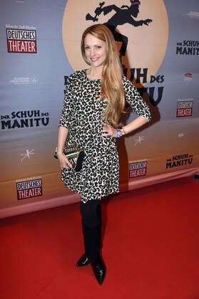 Natalie Alison bei der Premiere des Musicals Der Schuh des Manitu im Deutschen Theater. München, 14.10.2021