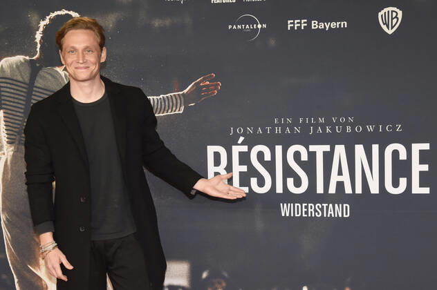 Bilder des Jahres 2021, Entertainment 10 Oktober Matthias Schweighöfer bei der Preview des Kinofilms Resistance - Widerstand im Arri Kino. München, 15.10.2021
