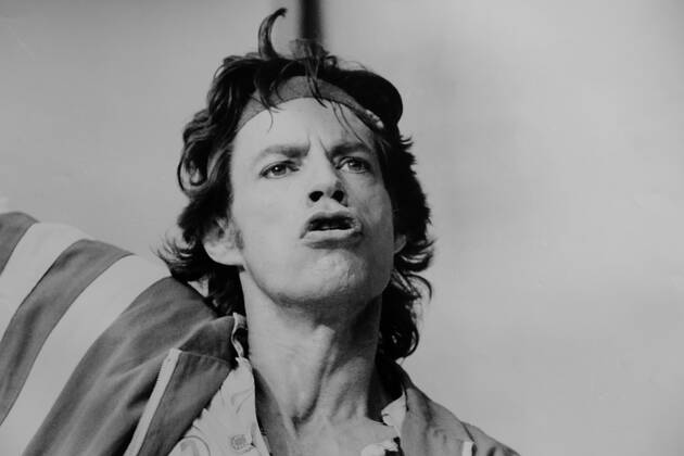 The Rolling Stones frontman Mick Jagger shows off his infamous pout during a gig at Roundhay Park, Leeds, England. , Mick Jagger Roundhay Park, Leeds, UK, Ref:VM SHO Mick Jagger pout.jpg, Mick Jagger, The Rolling Stones, gig, Roundhay Park, Leeds, Live at Leeds, UK Copyright: xVarleyxMediax