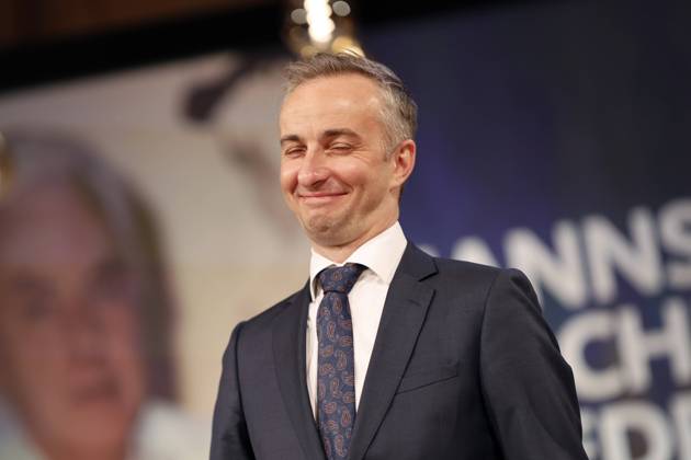 Jan Böhmermann bei der Verleihung des Hanns-Joachim-Friedrichs-Preises 2021 im WDR Funkhaus. Köln, 04.11.2021