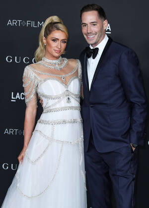10th Annual LACMA Art + Film Gala 2021 Paris Hilton and fiancÃ Carter Reum arrive at the 10th Annual LACMA Art + Film Gala 2021 held at the Los Angeles County Museum of Art on November 6, 2021 in Los Angeles, California, United States. Los Angeles California United States  Copyright: xImagexPressxAgencyx collin-10thannu211106_np8m5