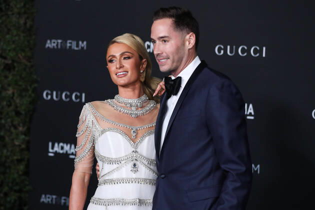 10th Annual LACMA Art + Film Gala 2021 Paris Hilton and fiancÃ Carter Reum arrive at the 10th Annual LACMA Art + Film Gala 2021 held at the Los Angeles County Museum of Art on November 6, 2021 in Los Angeles, California, United States. Los Angeles California United States  Copyright: xImagexPressxAgencyx collin-10thannu211106_npQHY