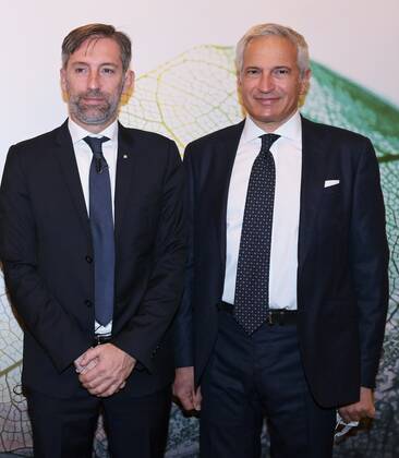 Milan, Italy La Scala Marcella Bonchio, Markus Antonietti and Pierre Joliot are awarded the 2020-2021 edition of the International Award Lombardia e Ricerca , the recognition promoted by the Lombardy Region which assigns 1 million euros to the best scientific discovery in the field of Sciences of Life attended by various institutions and famous guests In the picture: Paolo Veronesi, Fabrizio Sala  Copyright: xNickxZonnax xIPAx xNickxZonnax