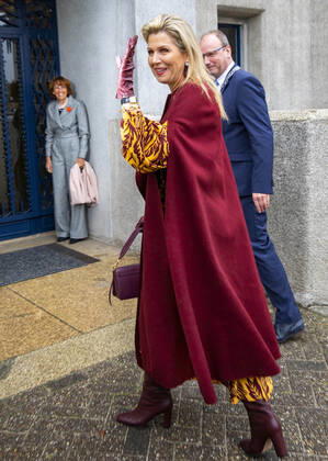 16-11-2021 Kootwijk Queen Maxima arriving for the Prince Bernhard Cultuurfonds Prize 2021 to IVN Nature Education in the former radio station Radio Kootwijk. Â  Copyright: xPPEx