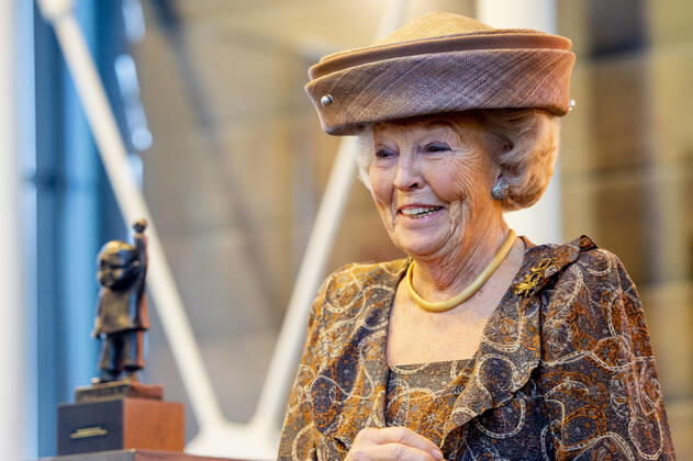 24-11-2021 Beton Princess Beatrix attend the Jantje Beton Award, a prize for the most play-friendly city, in Culemborg. Â  Copyright: xPPEx