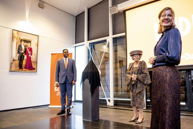 24-11-2021 Beton Princess Beatrix attend the Jantje Beton Award, a prize for the most play-friendly city, in Culemborg. Â  Copyright: xPPEx