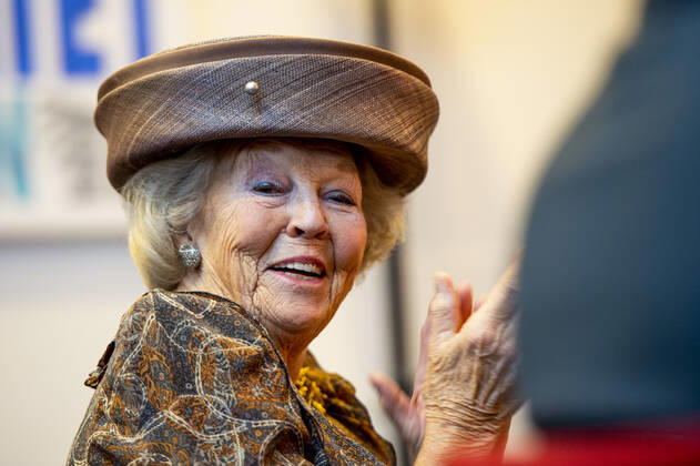 24-11-2021 Beton Princess Beatrix attend the Jantje Beton Award, a prize for the most play-friendly city, in Culemborg. Â  Copyright: xPPEx