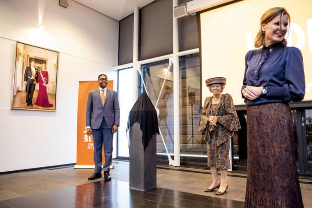 24-11-2021 Beton Princess Beatrix attend the Jantje Beton Award, a prize for the most play-friendly city, in Culemborg. Â  Copyright: xPPEx