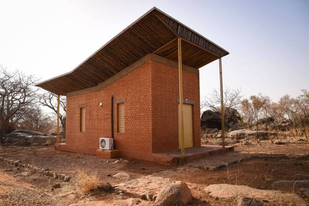 Visit to the elementary school of Gando in the urban commune of Tenkodogo, a project of the Burkinabe architect Diebedo Francis Kere, on February 26, 2021. NicolasxRemenex xLexPictorium LePictorium_0257540