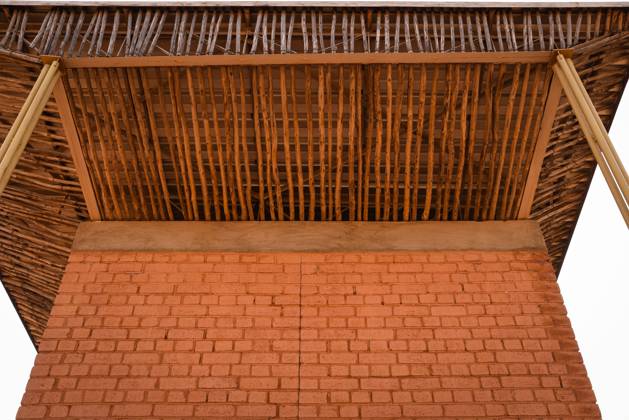 Visit to the elementary school of Gando in the urban commune of Tenkodogo, a project of the Burkinabe architect Diebedo Francis Kere, on February 26, 2021. NicolasxRemenex xLexPictorium LePictorium_0257541