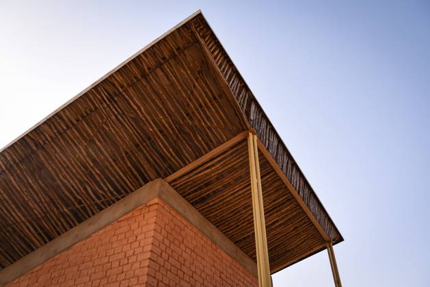 Visit to the elementary school of Gando in the urban commune of Tenkodogo, a project of the Burkinabe architect Diebedo Francis Kere, on February 26, 2021. NicolasxRemenex xLexPictorium LePictorium_0257542