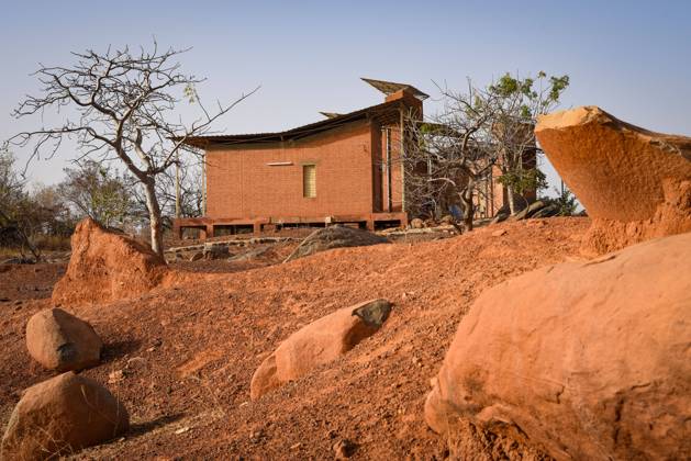 Visit to the elementary school of Gando in the urban commune of Tenkodogo, a project of the Burkinabe architect Diebedo Francis Kere, on February 26, 2021. NicolasxRemenex xLexPictorium LePictorium_0257547