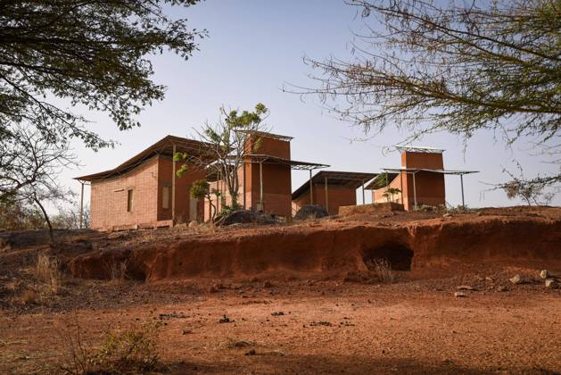 Visit to the elementary school of Gando in the urban commune of Tenkodogo, a project of the Burkinabe architect Diebedo Francis Kere, on February 26, 2021. NicolasxRemenex xLexPictorium LePictorium_0257550