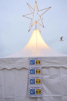 GERMANY, corona virus GERMANY, Hamburg, Corona Pandemic, COVID-19 , christmas market in city center